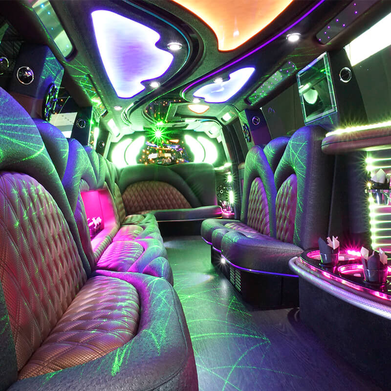 limousine rental interior