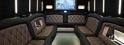 party bus cedar rapids interior